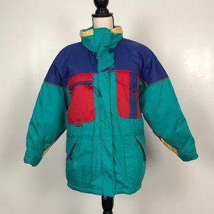 80s Quad Pocket 🏂🏔 Retro Snowsport Puffer
